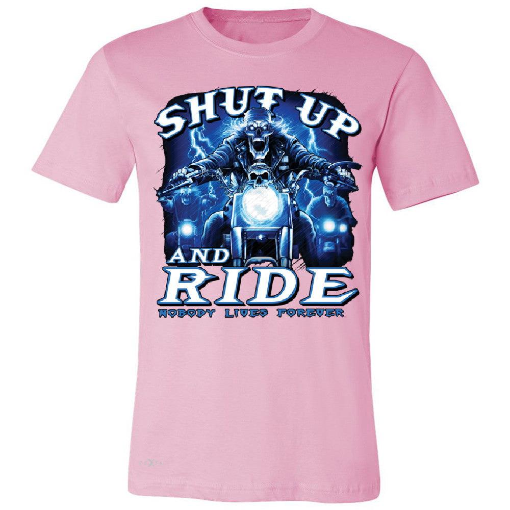 Shut Up and Ride Nobody Lives Forever Men's T-shirt Skeleton Tee - Zexpa Apparel - 4