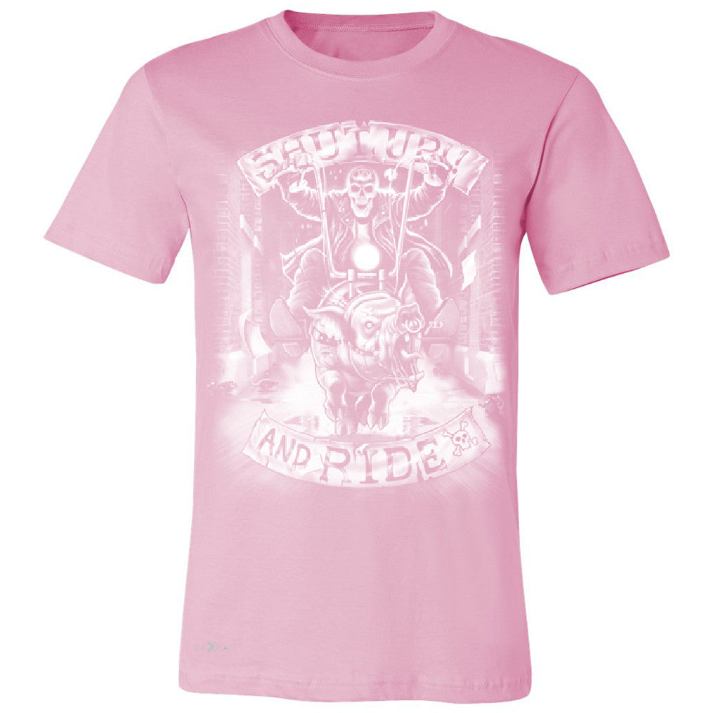 Shut Up and Ride Wild Boar Men's T-shirt Skeleton Tee - Zexpa Apparel - 4