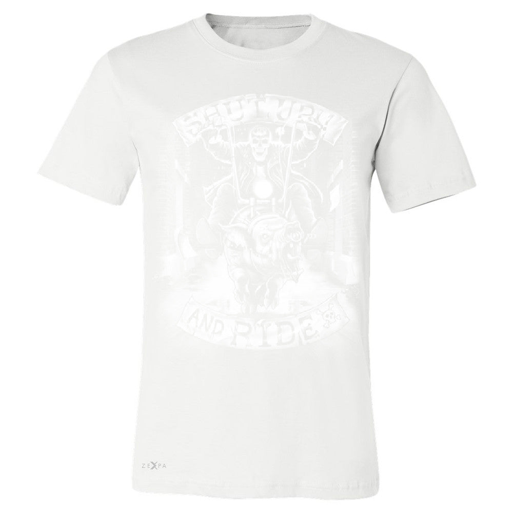 Shut Up and Ride Wild Boar Men's T-shirt Skeleton Tee - Zexpa Apparel - 6