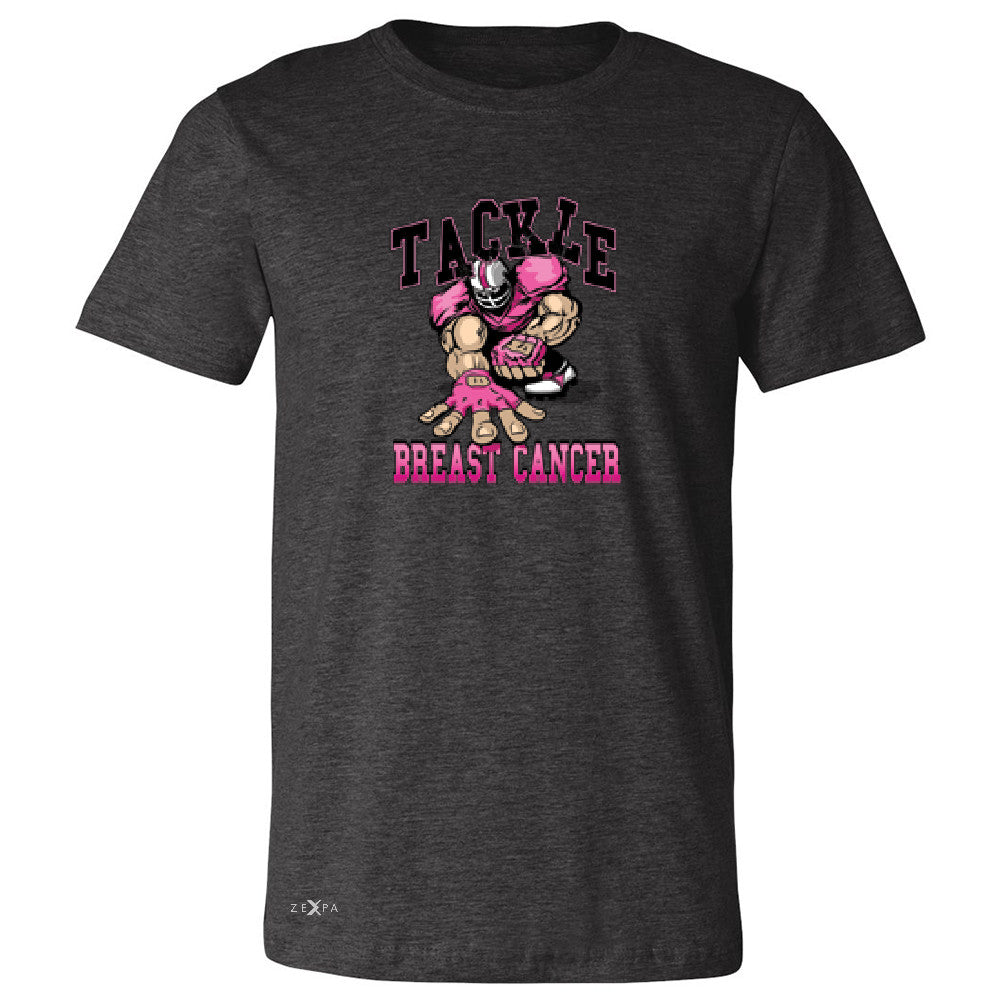 Tackle Breast Cancer Men's T-shirt Breast Cancer Awareness Tee - Zexpa Apparel - 2