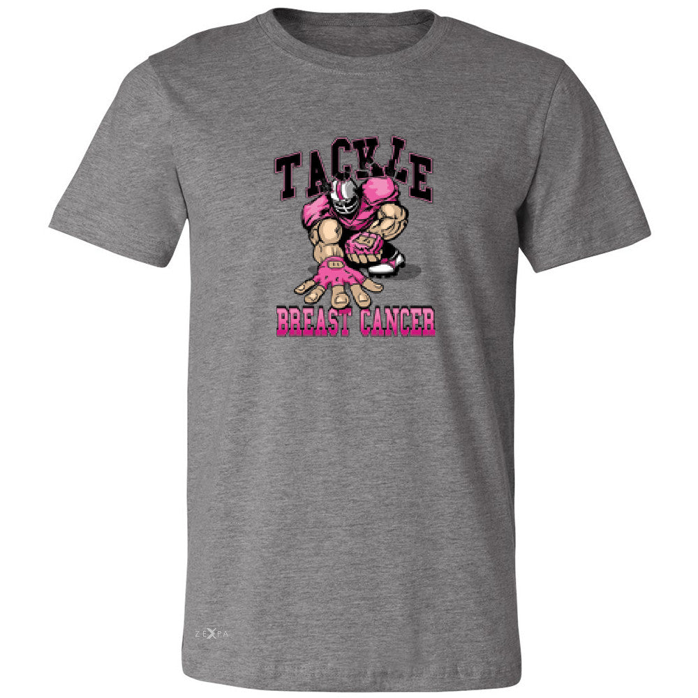 Tackle Breast Cancer Men's T-shirt Breast Cancer Awareness Tee - Zexpa Apparel - 3