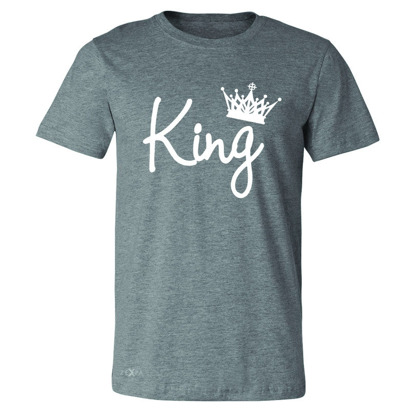 King - He is my King Men's T-shirt Couple Matching Valentines Tee - Zexpa Apparel - 3