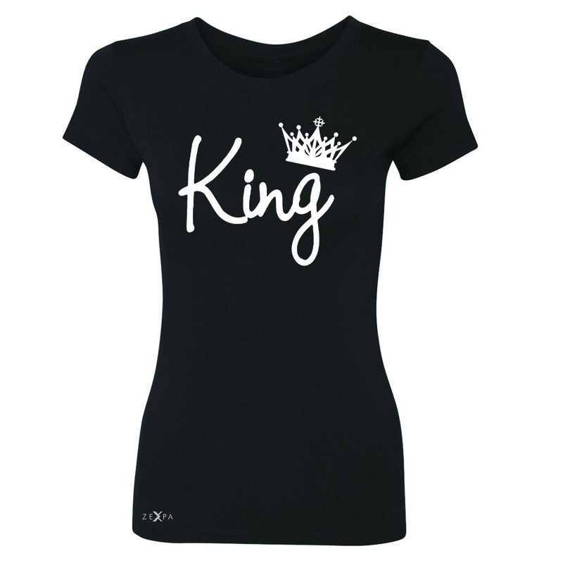 King - He is my King Women's T-shirt Couple Matching Valentines Tee - Zexpa Apparel - 1