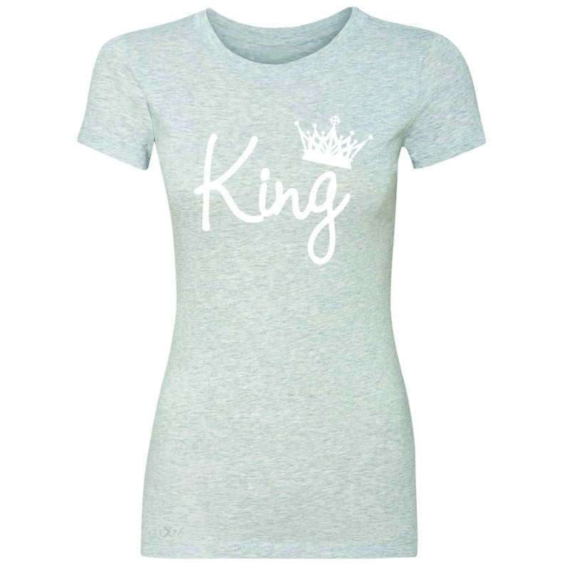King - He is my King Women's T-shirt Couple Matching Valentines Tee - Zexpa Apparel - 2