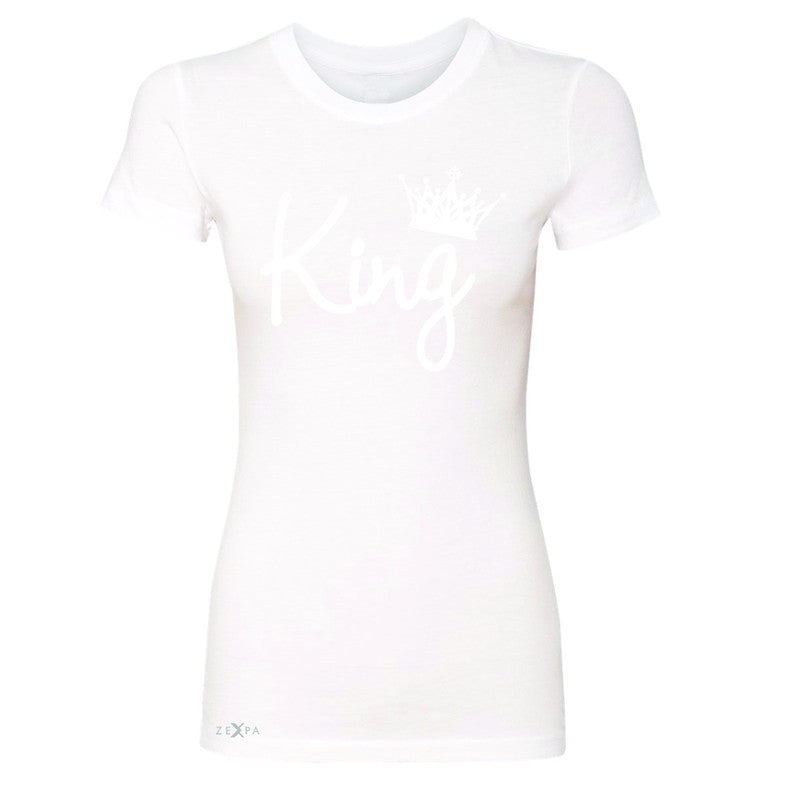 King - He is my King Women's T-shirt Couple Matching Valentines Tee - Zexpa Apparel - 5