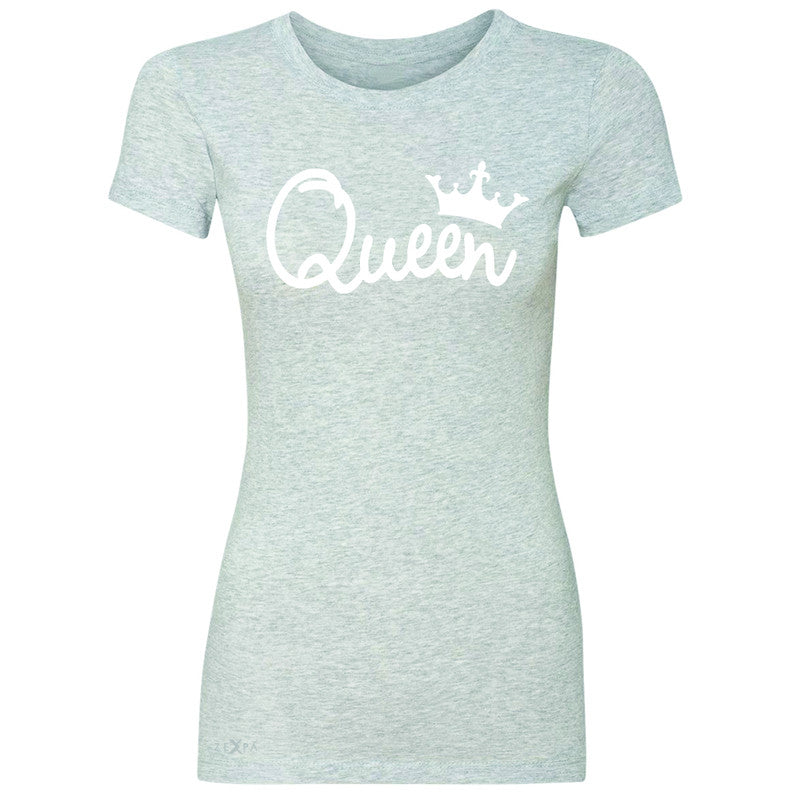 Queen - She is my Queen Women's T-shirt Couple Matching Valentines Tee - Zexpa Apparel - 2
