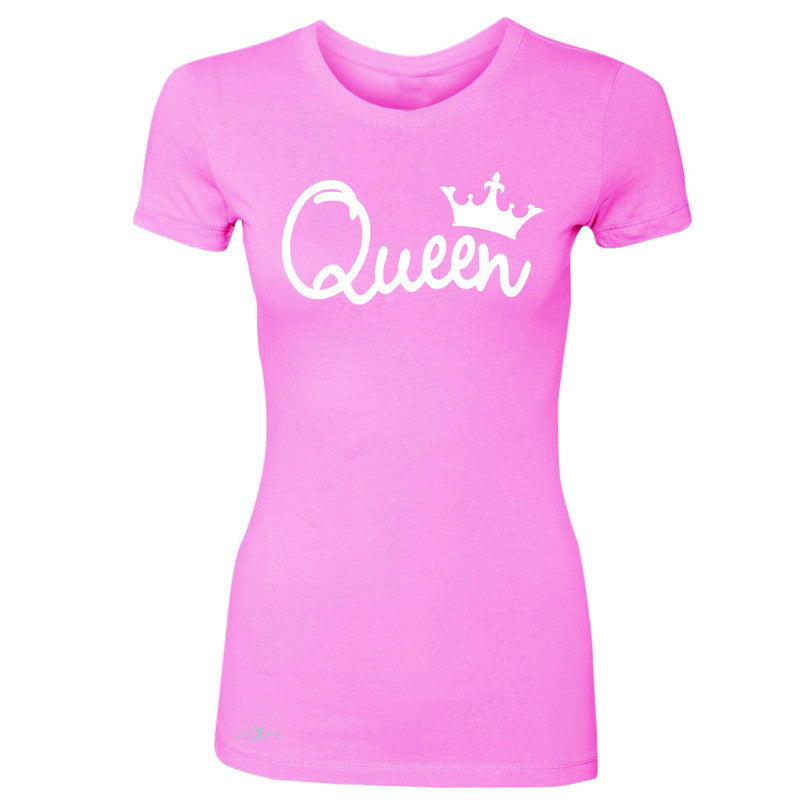 Queen - She is my Queen Women's T-shirt Couple Matching Valentines Tee - Zexpa Apparel - 3