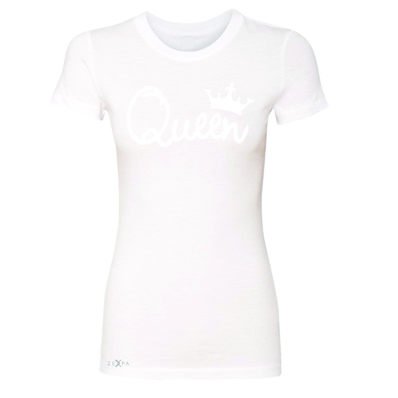 Queen - She is my Queen Women's T-shirt Couple Matching Valentines Tee - Zexpa Apparel - 5