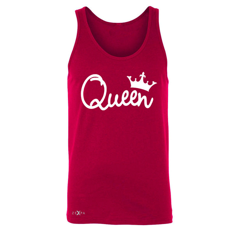 Queen - She is my Queen Men's Jersey Tank Couple Matching Valentines Sleeveless - Zexpa Apparel - 4