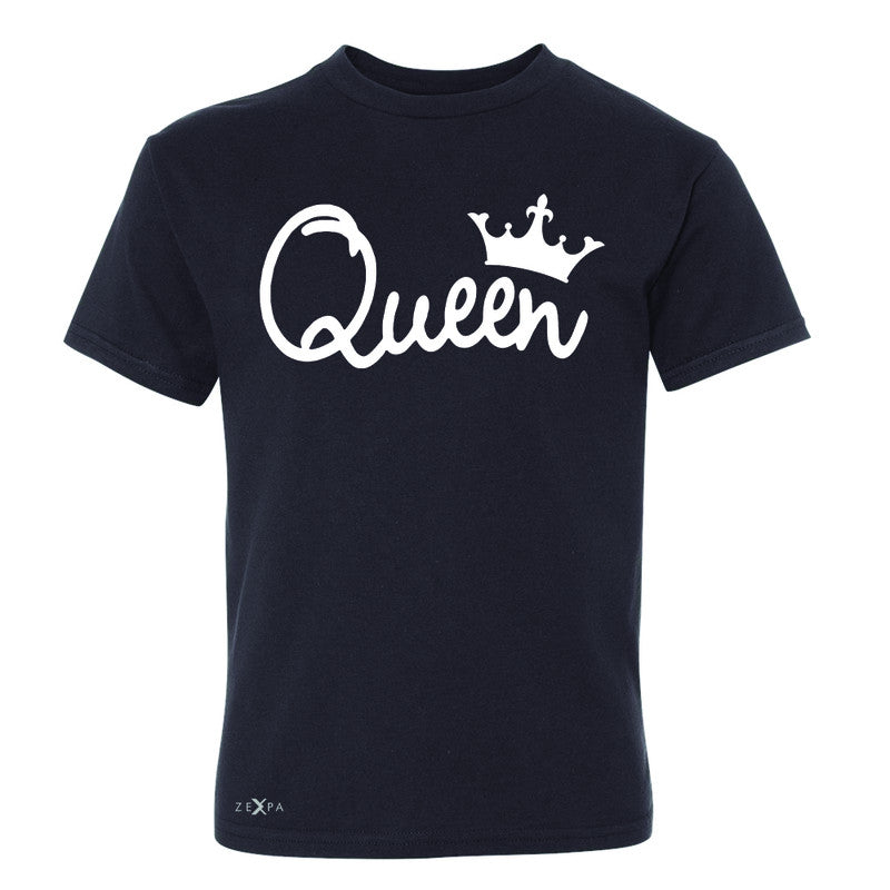Queen - She is my Queen Youth T-shirt Couple Matching Valentines Tee - Zexpa Apparel - 1