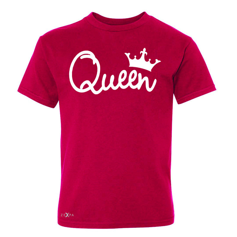 Queen - She is my Queen Youth T-shirt Couple Matching Valentines Tee - Zexpa Apparel - 4