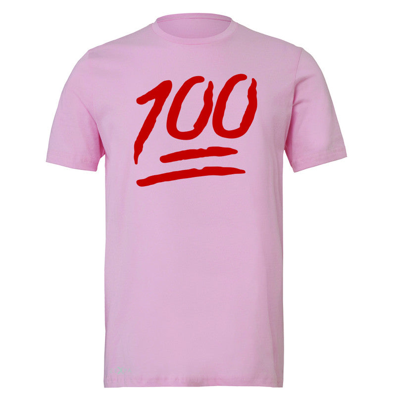 Emoji 100 Red Logo  Men's T-shirt Funny Cool Tee - Zexpa Apparel - 4
