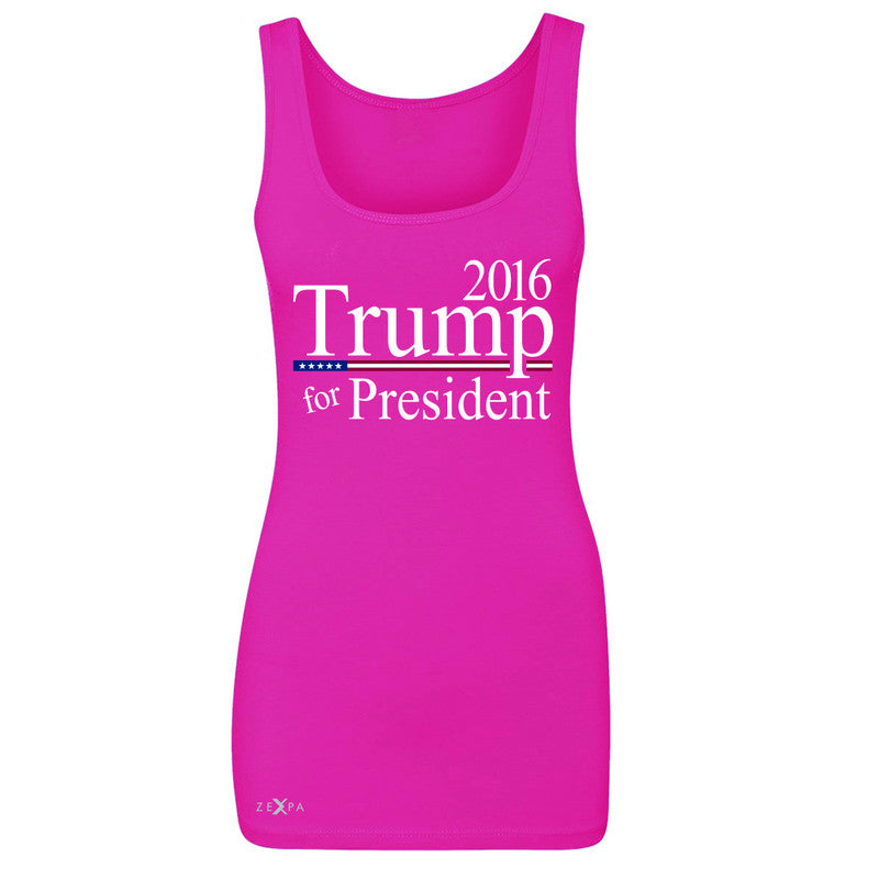 Trump for President 2016 Campaign Women's Tank Top Politics Sleeveless - Zexpa Apparel - 2