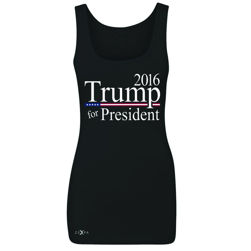 Trump for President 2016 Campaign Women's Tank Top Politics Sleeveless - Zexpa Apparel - 1