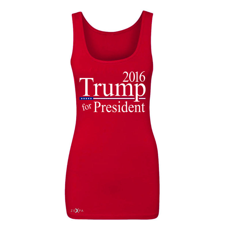 Trump for President 2016 Campaign Women's Tank Top Politics Sleeveless - Zexpa Apparel - 3