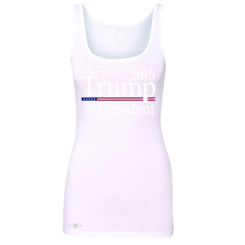 Trump for President 2016 Campaign Women's Tank Top Politics Sleeveless - Zexpa Apparel - 4