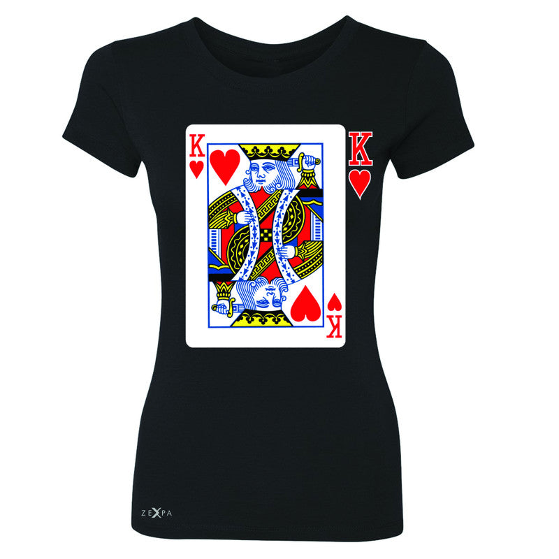Playing Cards King Women's T-shirt Couple Matching Deck Feb 14 Tee - Zexpa Apparel - 1