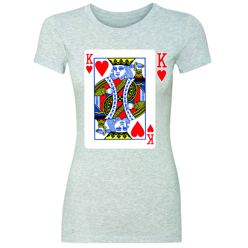 Playing Cards King Women's T-shirt Couple Matching Deck Feb 14 Tee - Zexpa Apparel - 2