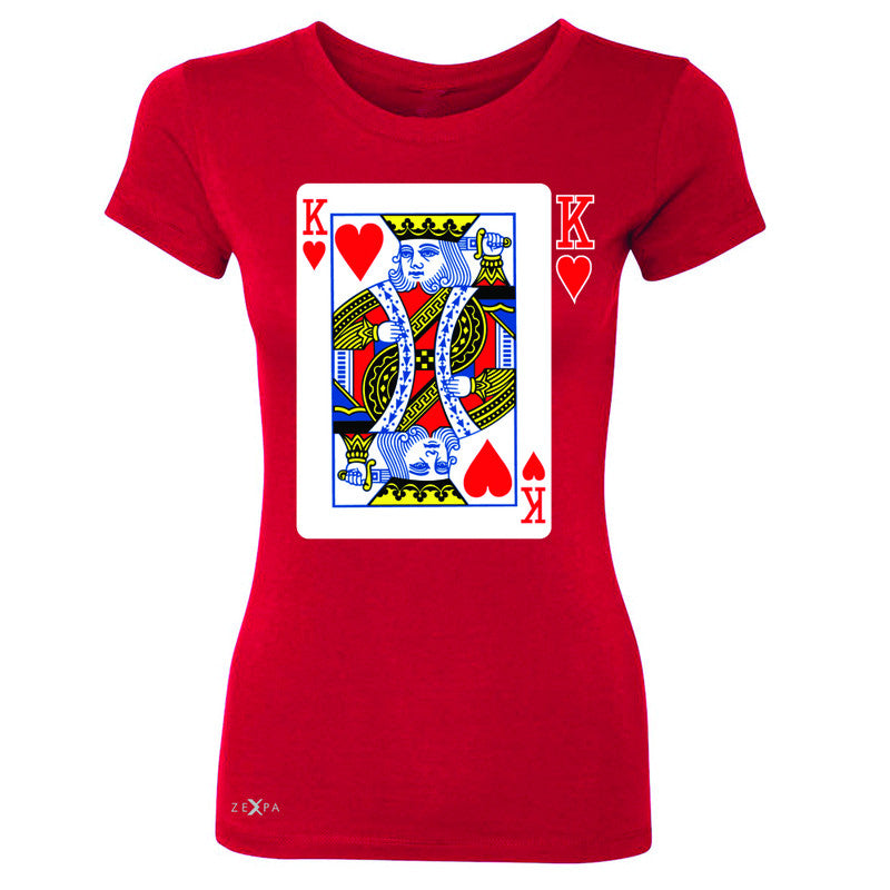Playing Cards King Women's T-shirt Couple Matching Deck Feb 14 Tee - Zexpa Apparel - 4