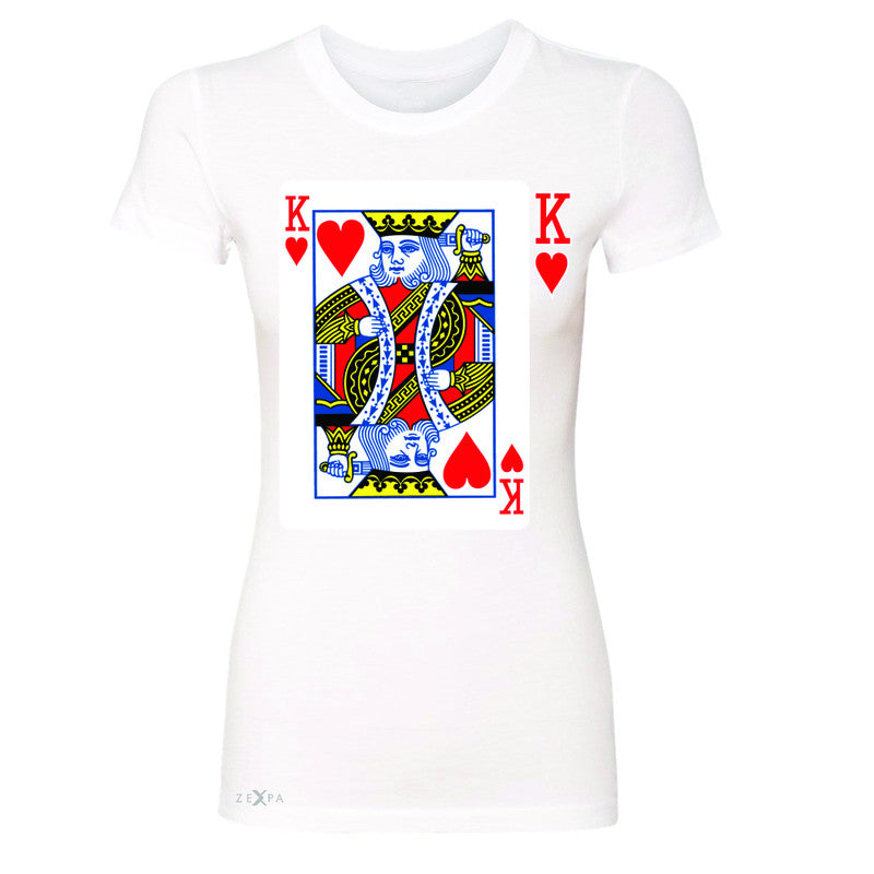 Playing Cards King Women's T-shirt Couple Matching Deck Feb 14 Tee - Zexpa Apparel - 5