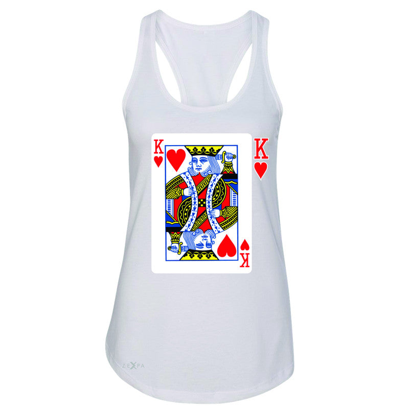 Playing Cards King Women's Racerback Couple Matching Deck Feb 14 Sleeveless - Zexpa Apparel - 4