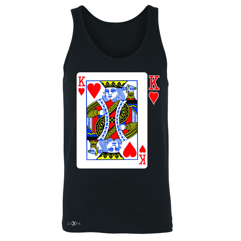 Playing Cards King Men's Jersey Tank Couple Matching Deck Feb 14 Sleeveless - Zexpa Apparel - 1