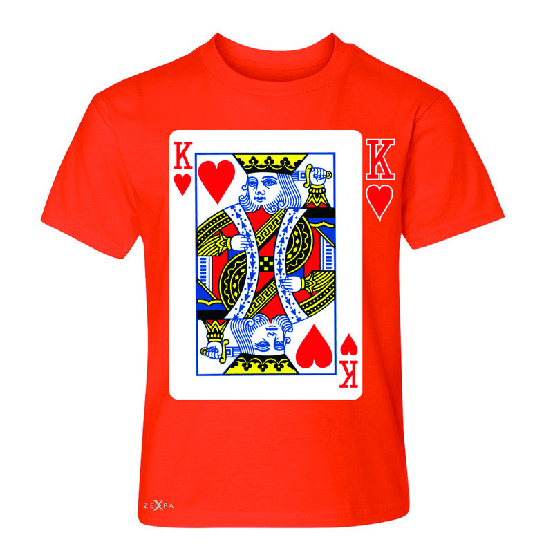 Playing Cards King Youth T-shirt Couple Matching Deck Feb 14 Tee - Zexpa Apparel - 2