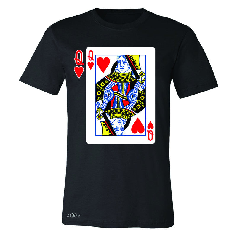Playing Cards Queen Men's T-shirt Couple Matching Deck Feb 14 Tee - Zexpa Apparel - 1