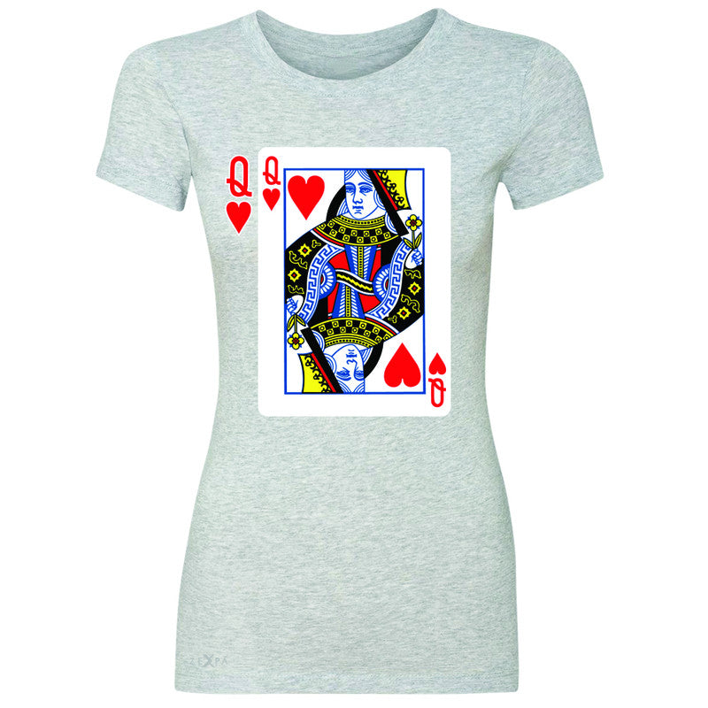 Playing Cards Queen Women's T-shirt Couple Matching Deck Feb 14 Tee - Zexpa Apparel - 2