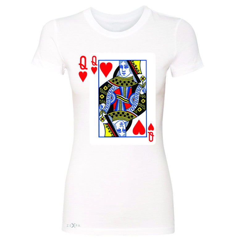 Playing Cards Queen Women's T-shirt Couple Matching Deck Feb 14 Tee - Zexpa Apparel - 5