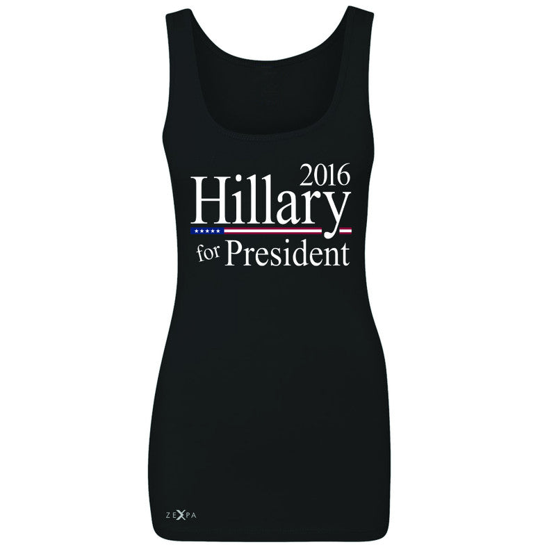 Hillary  for President 2016 Campaign Women's Tank Top Politics Sleeveless - Zexpa Apparel - 1