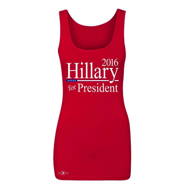 Hillary  for President 2016 Campaign Women's Tank Top Politics Sleeveless - Zexpa Apparel - 3