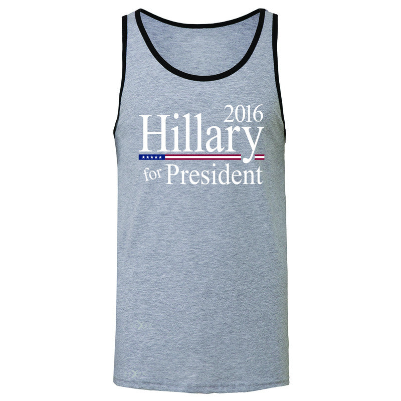 Hillary  for President 2016 Campaign Men's Jersey Tank Politics Sleeveless - Zexpa Apparel - 2