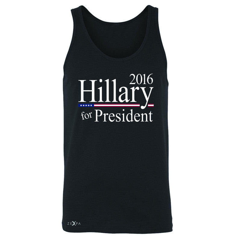 Hillary  for President 2016 Campaign Men's Jersey Tank Politics Sleeveless - Zexpa Apparel - 1