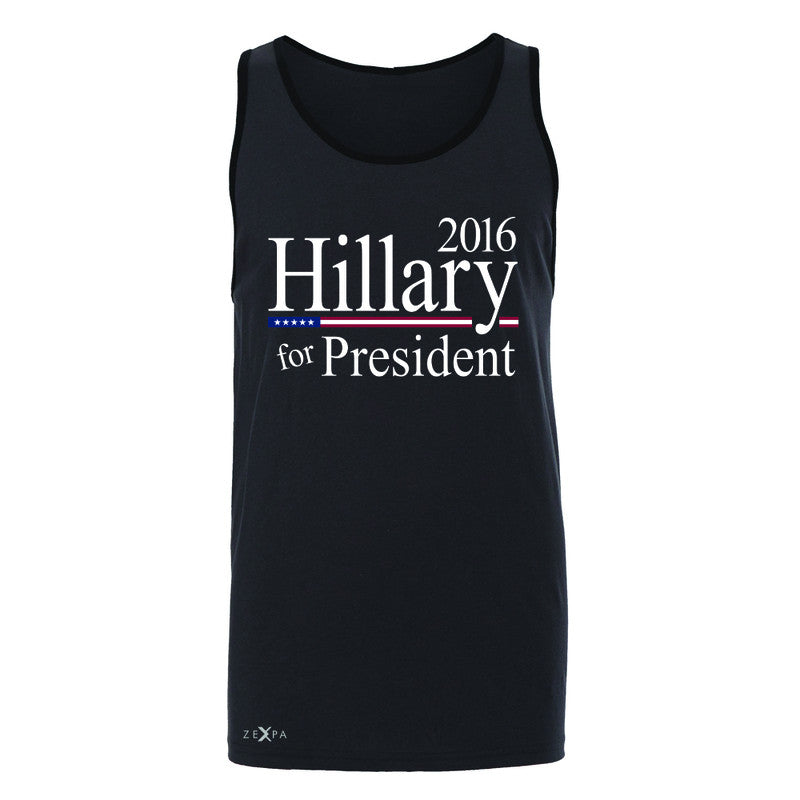 Hillary  for President 2016 Campaign Men's Jersey Tank Politics Sleeveless - Zexpa Apparel - 3