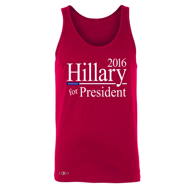 Hillary  for President 2016 Campaign Men's Jersey Tank Politics Sleeveless - Zexpa Apparel - 4