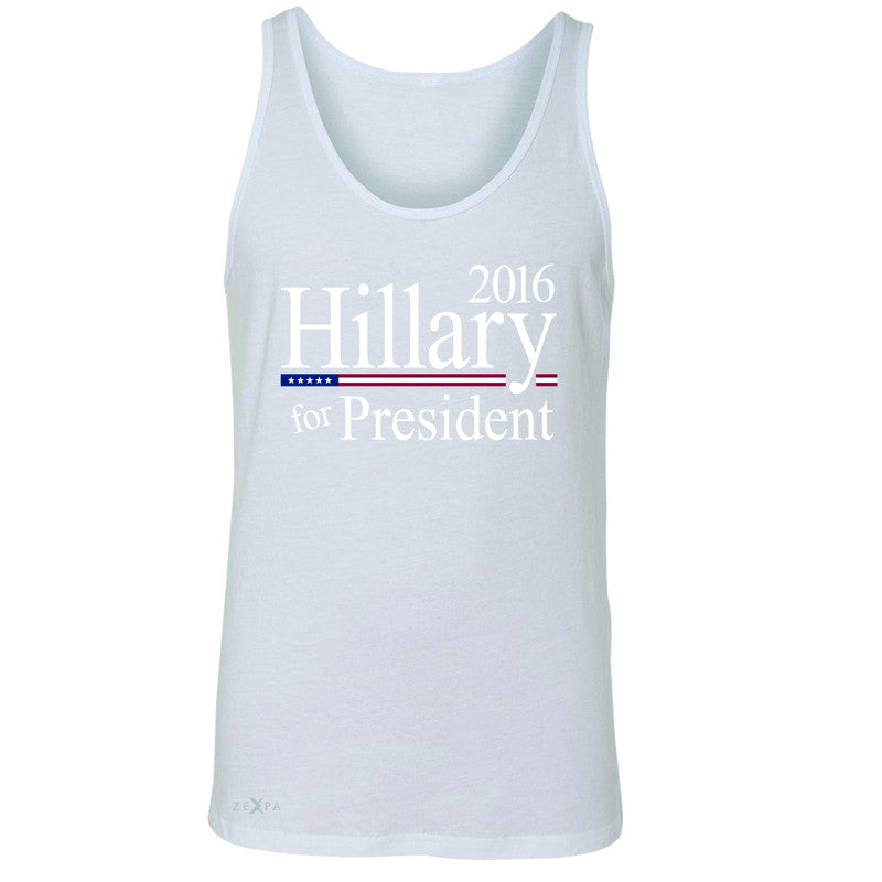 Hillary  for President 2016 Campaign Men's Jersey Tank Politics Sleeveless - Zexpa Apparel - 5