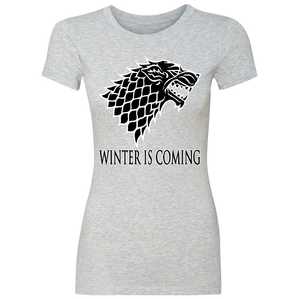 Winter is Coming Stark Women's T-shirt Thronies North GOT Fan  Tee - Zexpa Apparel - 2