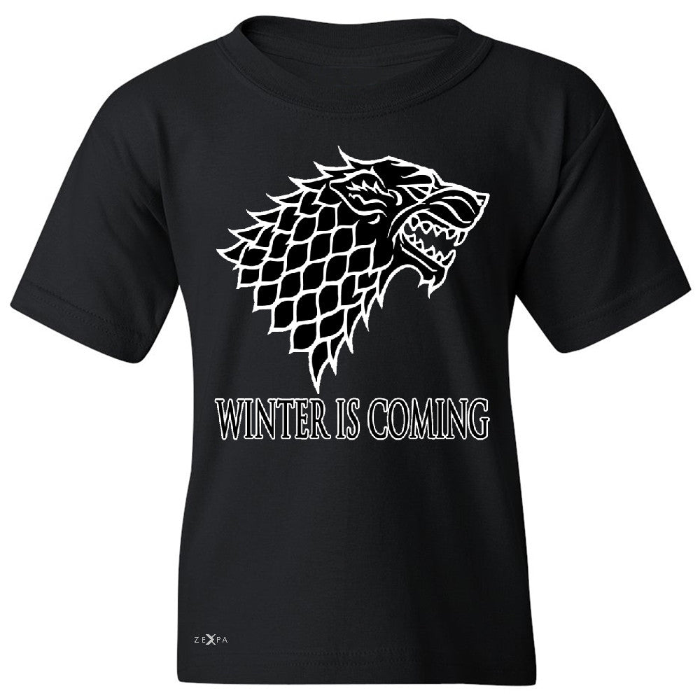 Winter is Coming Stark Youth T-shirt Thronies North GOT Fan  Tee - Zexpa Apparel - 1