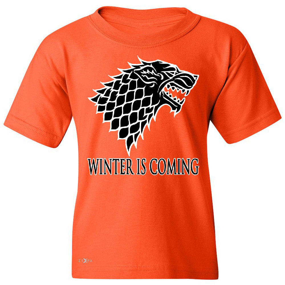Winter is Coming Stark Youth T-shirt Thronies North GOT Fan  Tee - Zexpa Apparel - 2