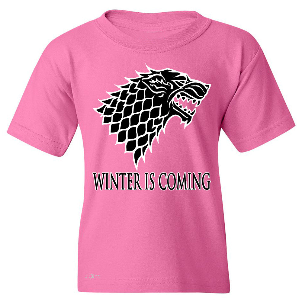 Winter is Coming Stark Youth T-shirt Thronies North GOT Fan  Tee - Zexpa Apparel - 3