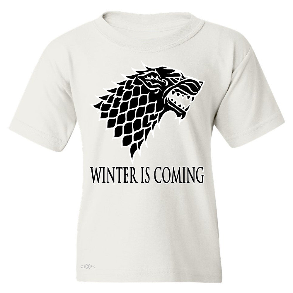 Winter is Coming Stark Youth T-shirt Thronies North GOT Fan  Tee - Zexpa Apparel - 5