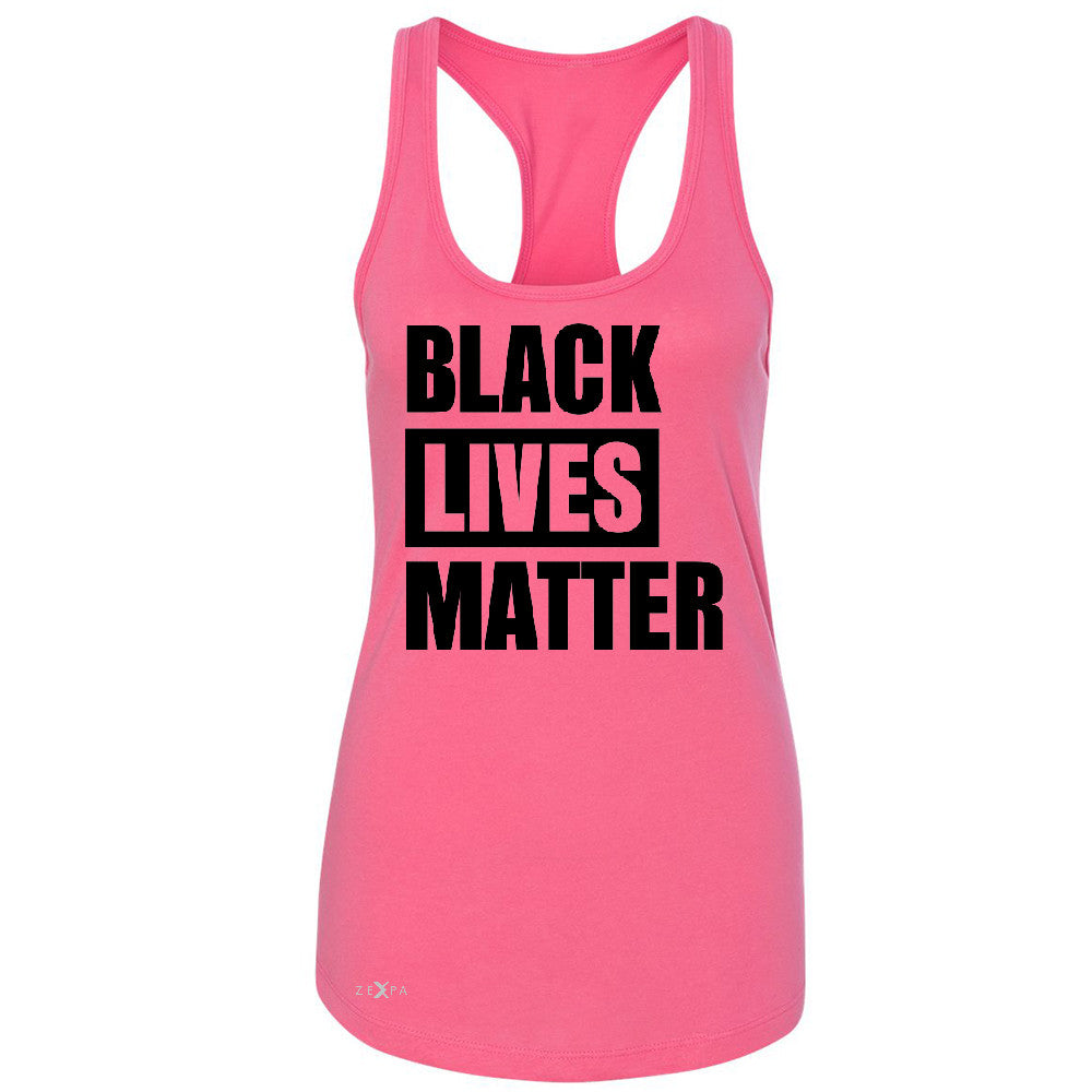Black Lives Matter Women's Racerback Respect Everyone Sleeveless - Zexpa Apparel Halloween Christmas Shirts