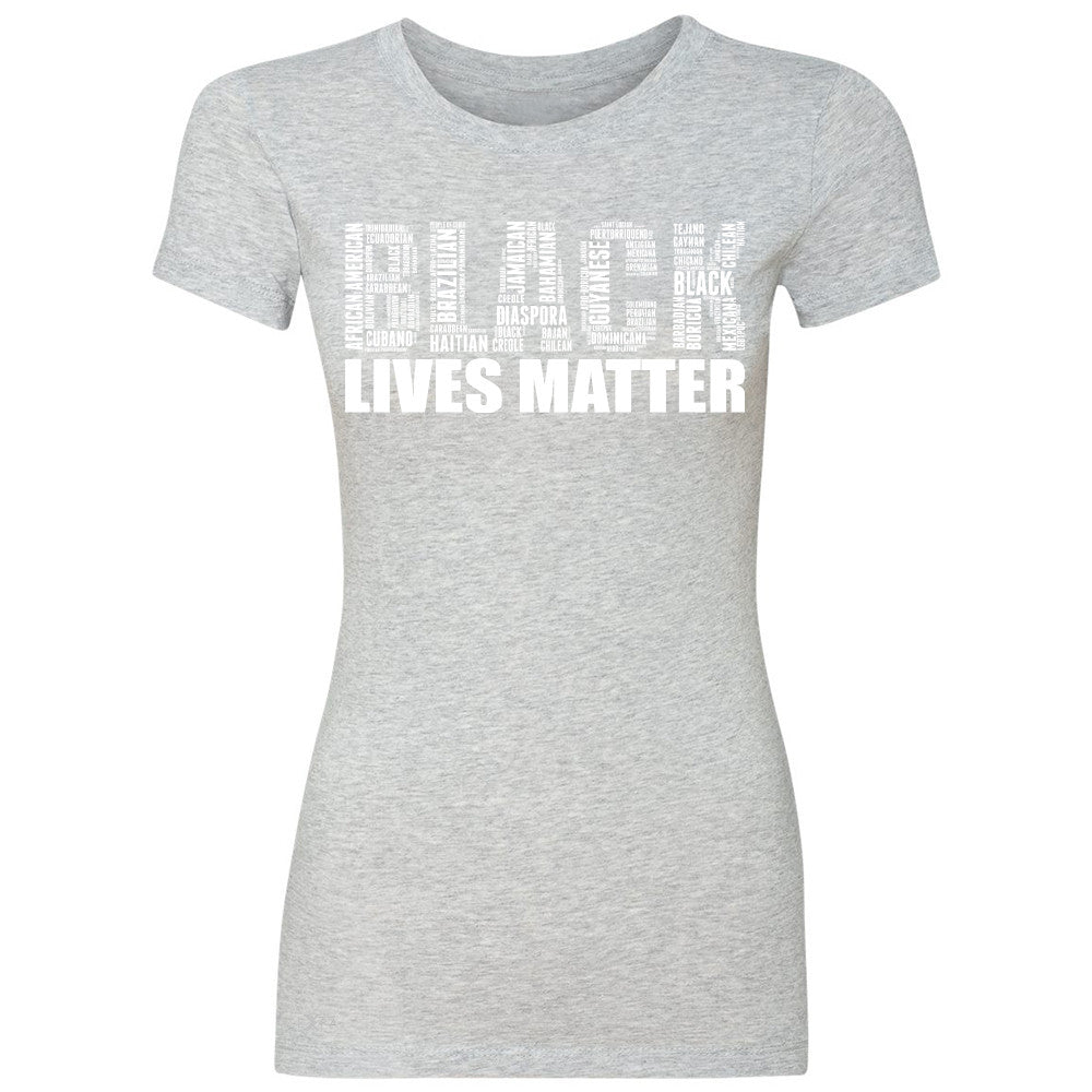 Black Lives Matter Women's T-shirt Freedom Civil Rights Political Tee - Zexpa Apparel Halloween Christmas Shirts