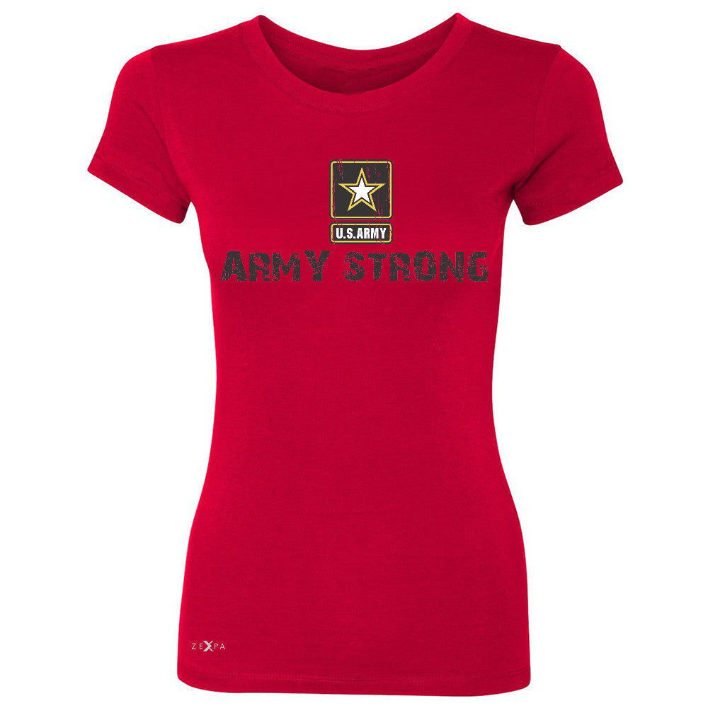 Army Strong US Army Unisex - Women's T-shirt Military Star Cool Tee - Zexpa Apparel Halloween Christmas Shirts