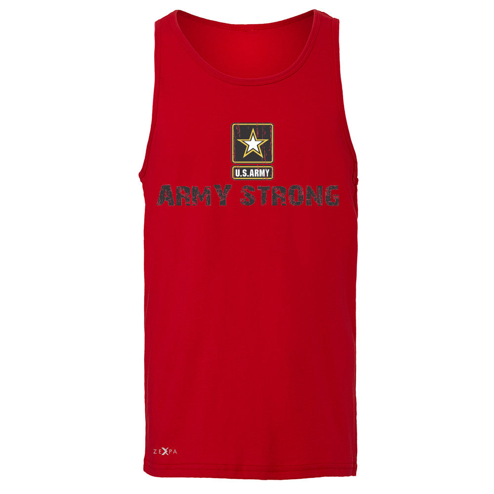 Army Strong US Army Unisex - Men's Jersey Tank Military Star Cool Sleeveless - Zexpa Apparel Halloween Christmas Shirts