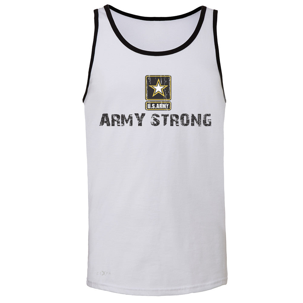 Army Strong US Army Unisex - Men's Jersey Tank Military Star Cool Sleeveless - Zexpa Apparel Halloween Christmas Shirts