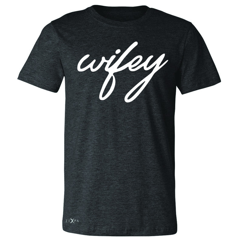 Wifey - Wife Men's T-shirt Couple Matching Valentines Tee - Zexpa Apparel - 2