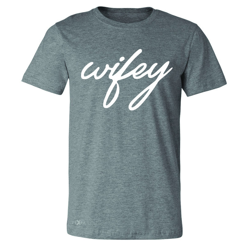 Wifey - Wife Men's T-shirt Couple Matching Valentines Tee - Zexpa Apparel - 3