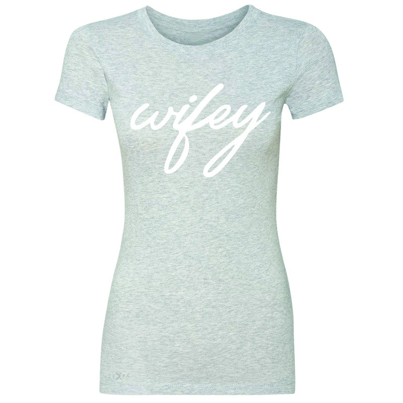 Wifey - Wife Women's T-shirt Couple Matching Valentines Tee - Zexpa Apparel - 2
